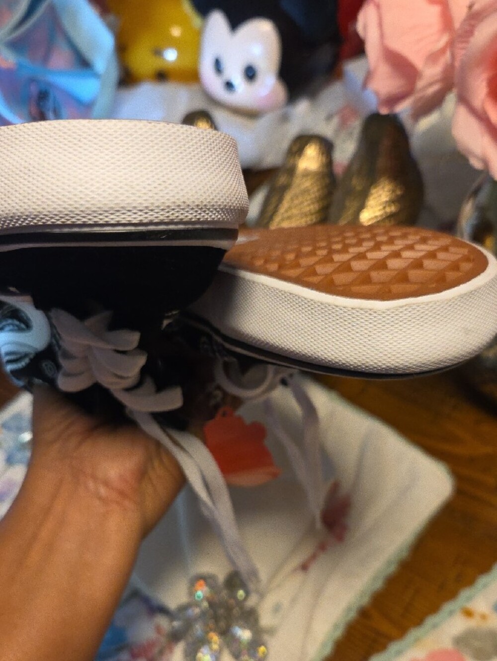 Vans Black & White Paisley Old Skool Sneakers - Picture 4 of 7